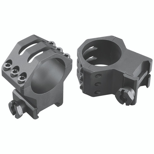 Weaver 99695 Six-Hole Picatinny Scope Rings Matte Black 30mm Extra High