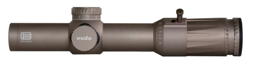 Eotech VDU110FFSR5TAN Vudu Tan 1-10x28mm 34mm Tube Illuminated Red SR5 MRAD Reticle with Throw Lever