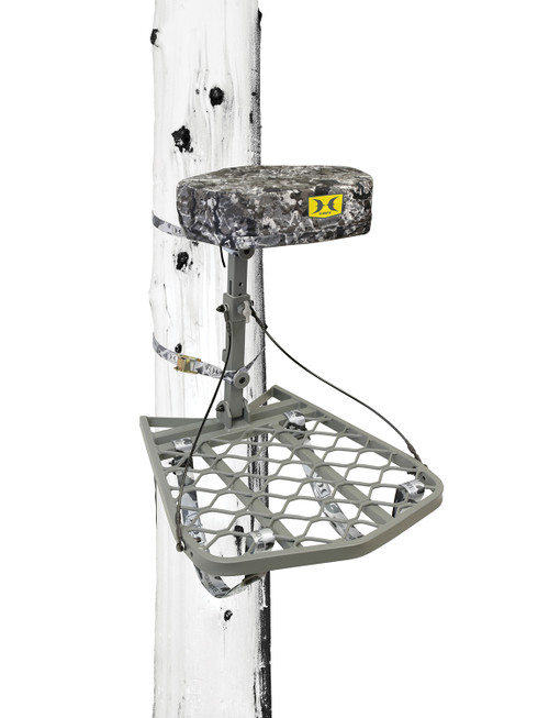 Hawk HWKFPRA Helium Ultra Lite Hang-On Tree Stand Gray Aluminum 16"x10"