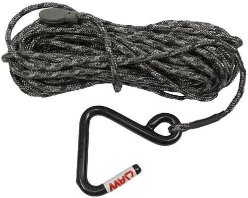 Hawk HWKHA3032 Jaw Hook Hoist Rope Black 35 Foot