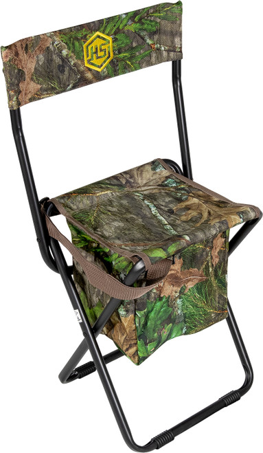 Hunters Specialties Camo Dove Chair with Back Realtree Edge Collapsible Steel