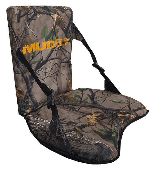 Muddy MUDGS1105 Complete Seat Camo with Cushioned Backrest and Carry Strap