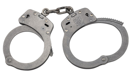 Smith & Wesson 350105 Model 103 Slot Lock Stainless Steel Handcuffs