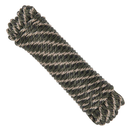 Vanish 5909 Multipurpose Outdoor Rope Solid Core Weave 1/4" x 50'