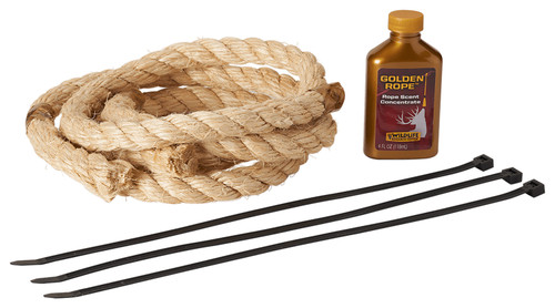 Wildlife Research 396 Scent Rope Kit 30 Inch with Golden Rope Concentrate and Cable Ties