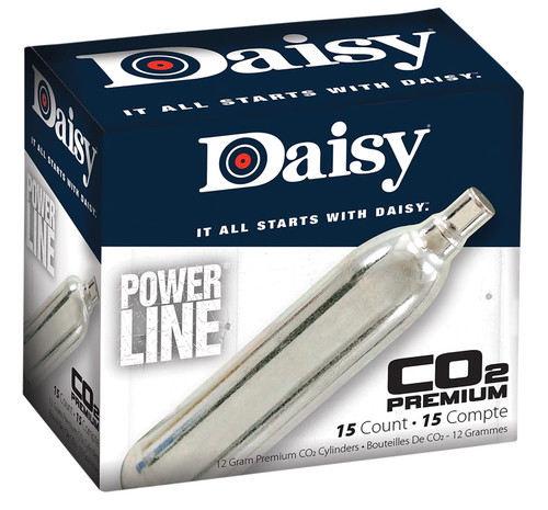 Daisy PowerLine 12 Gram CO2 Cylinders 15-Pack