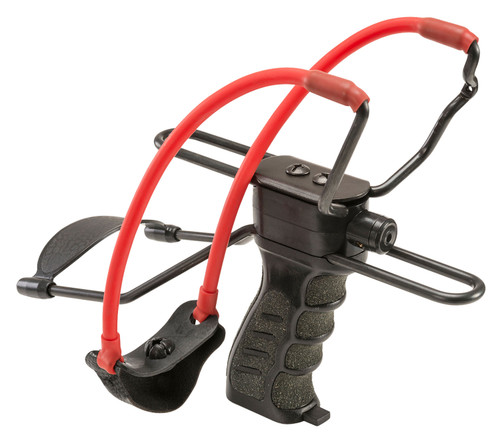 Umarex 2219002 X Shot Laser Edition Slingshot Red/Black Molded Handle with Ammo Storage
