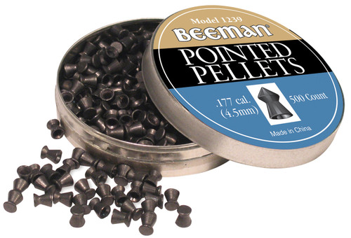 Beeman 1239 Pointed .177 Lead Airgun Pellets 500 Per Tin