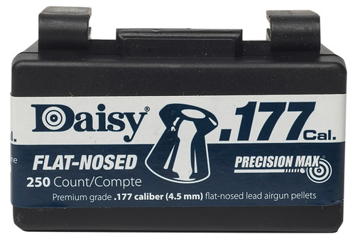 Daisy PrecisionMax .177 Cal Flat Nose Lead Pellets 250-Count Box