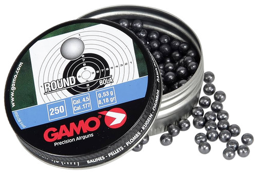 Gamo Roundball .177 Cal Lead Airgun Pellets 250-Count Tin