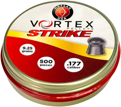 Hatsan Vortex Strike .177 Lead Domed Airgun Pellets 500 Count