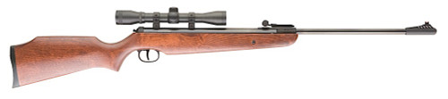 Umarex Ruger Air Hawk Combo Spring Piston .177 Pellet Blued Barrel Hardwood Stock with 4x32mm Scope