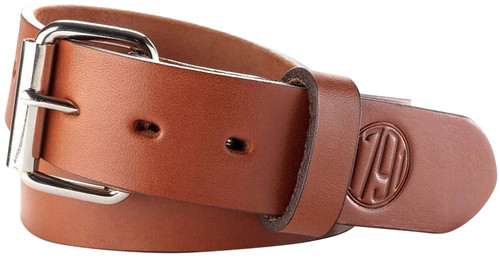 1791 Gunleather 01 Gun Belt Classic Brown Leather 38/42 1.5" Wide Buckle Closure