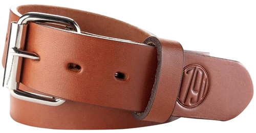 1791 Gunleather 01 Gun Belt Classic Brown Leather 40/44 1.5" Wide Buckle Closure