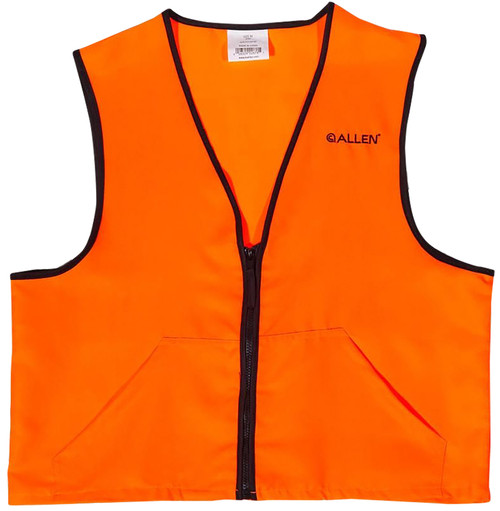Allen 15765 Deluxe Hunting Vest Medium Orange Polyester