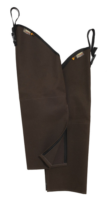 Boyt Harness 9001BRHR Rattlers Snake Proof Chaps 1000D Nylon Brown Husky 30" Adjustable Straps