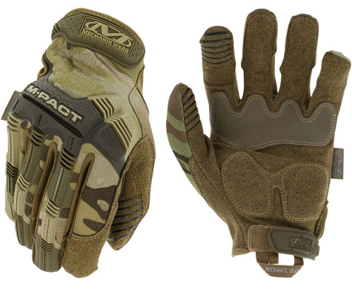 Mechanix Wear MPT78011 M-Pact Multi-Cam Tactical Impact Gloves XL TPR Closure