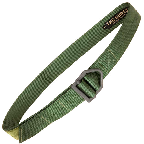 Tacshield Tactical Riggers Belt OD Green Webbing 42"-46" 1.75" Wide Rigger Buckle