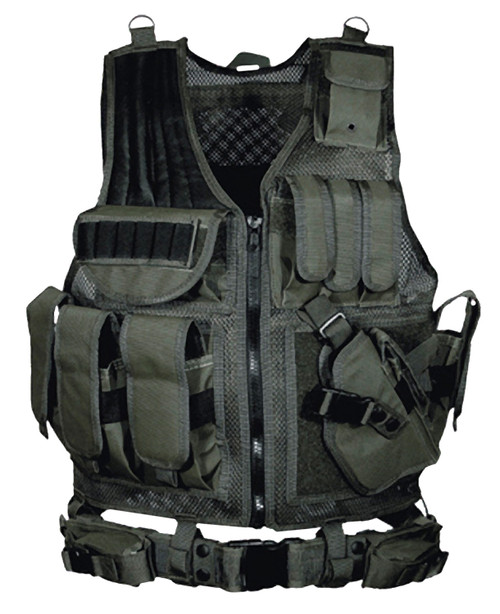 UTG PVCV547BT Leapers Tactical Vest One Size Fits All Black Polyester