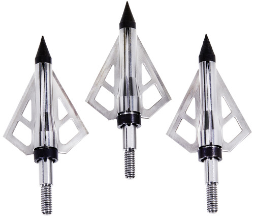 Allen 14625 Optimus 3-Blade Broadhead Stainless Steel Silver 3 Pack