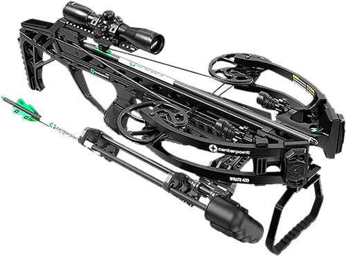 CenterPoint C0006 Wrath 430 Crossbow with Silent Crank 430FPS 28.26 Inch