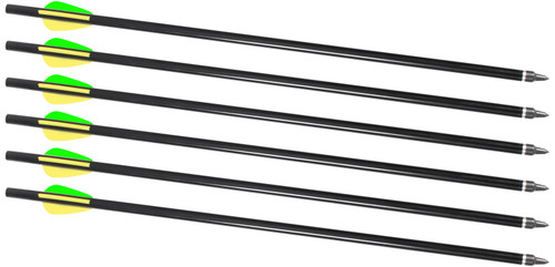 Traditions A2217 Firebolt 2216 Aluminum Arrow for Crackshot XBR 16 Inch 6 Pack
