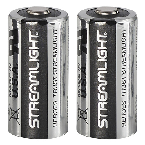 Streamlight 85175 CR123A Lithium Batteries 3 Volt 10-Year Shelf Life, 2-Pack