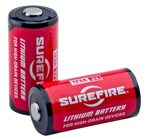 SureFire SF6BC 123A Lithium Batteries 3.0V 1500mAh 10-Year Shelf Life, 6-Pack Clamshell