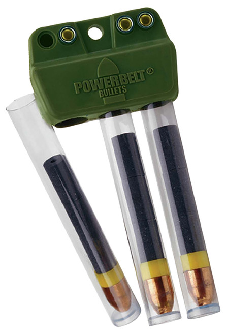 PowerBelt Bullets AC1501 SpeedClip Loader 50 Cal Green Plastic 3 Capacity