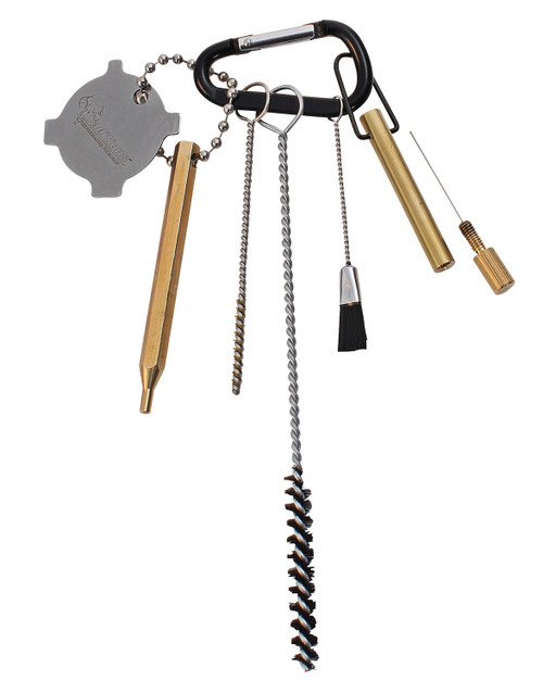 Traditions A3857 Flintlock Tool Kit 50 Cal with Carabiner and Cleaning Tools