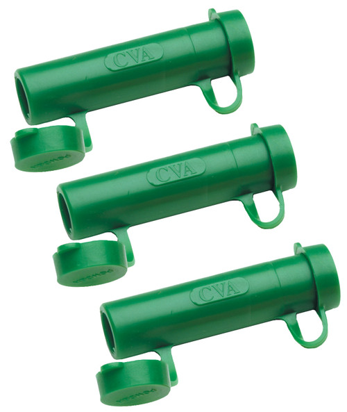 CVA AC1556A .50 Cal Rapid Loader Green Plastic 3-Pack
