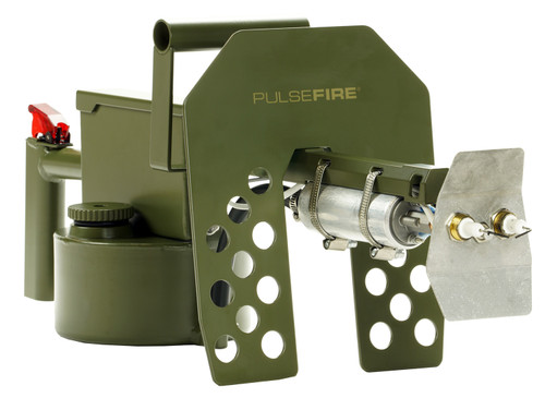 Exothermic Technologies PFLRT Pulsefire LRT Handheld Flamethrower Green 25ft Range 25.70" Gasoline Fuel