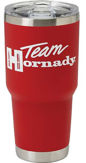Hornady 99134 Team Hornady Insulated Tumbler Red Stainless Steel 30 oz with Lid