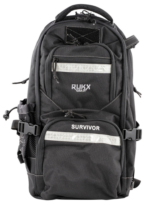 Rukx Gear ATICTSURB Survivor Backpack Black 600D Polyester