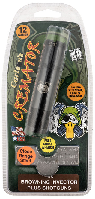 Carlson's Choke Tubes 11623 Cremator Invector Plus Browning 12 Gauge Close Range Non-Ported 17-4 Stainless Steel