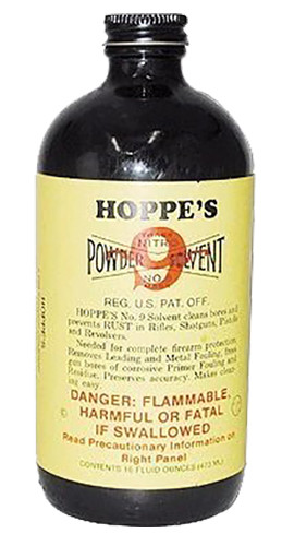 Hoppe's No. 9 Gun Bore Cleaner 1 Pint Bottle Removes Carbon Powder & Lead Fouling 10-Pack
