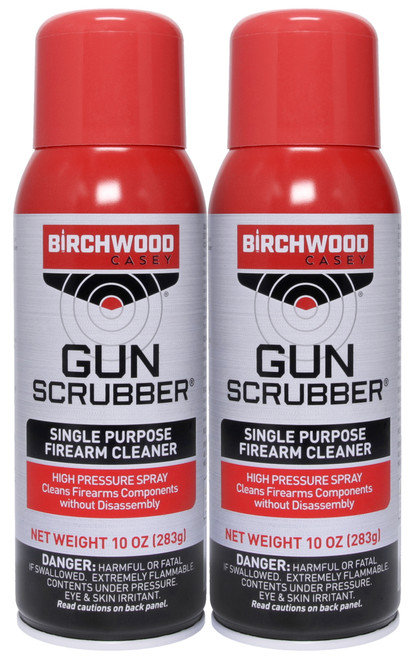 Birchwood Casey Gun Scrubber Firearm Cleaner Aerosol 10 oz 2 Pack