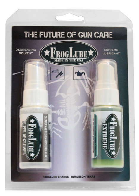 FrogLube 15265 Dual Kit - Super Degreaser & CLP 2 oz Spray Bottle