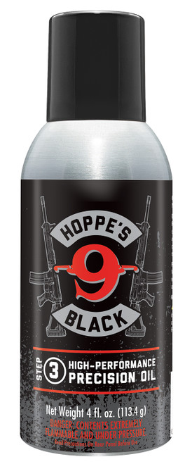 Hoppe's Black Precision Oil 4 oz Aerosol Can with Extension Tube