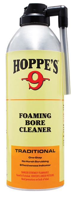 Hoppe's 908 No. 9 Foaming Bore Cleaner 12 oz Spray Removes Copper & Powder Residue