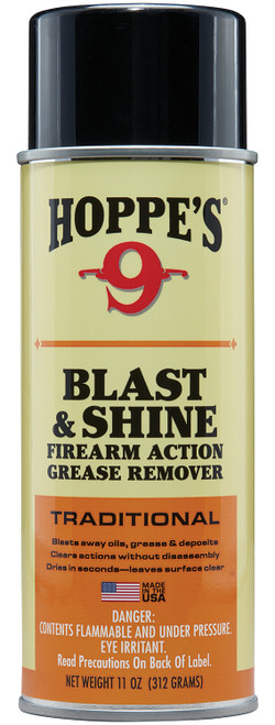 Hoppe's CD1 No. 9 Blast & Shine Grease Remover 11 oz Aerosol Can