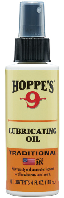 Hoppe's 1004 No. 9 Lubricating Oil 4 oz Pump Bottle for Firearms