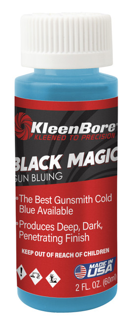 KleenBore GB2 Black Magic Cold Gun Bluing Solution 2 oz. Bottle