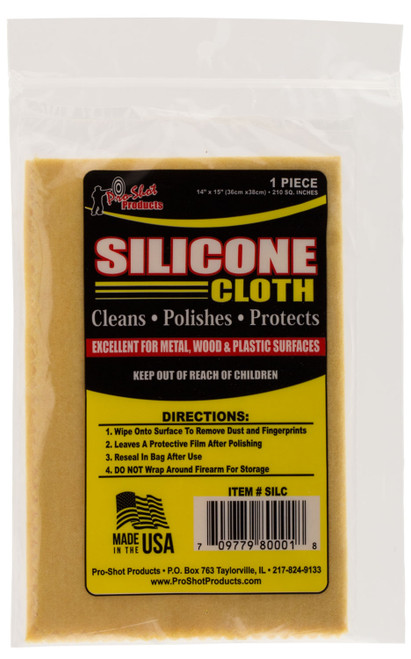 Pro-Shot SILC Silicone Cleaning Cloth for Firearms 14"x15" Cotton