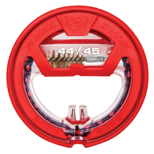 Real Avid AVBB45 Bore Boss 44/45 Cal Handgun Bore Cleaner 8.5" Bronze Bristles