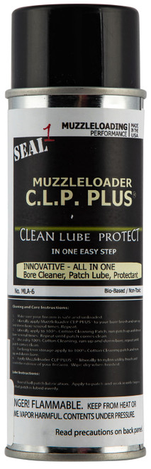 Seal 1 MLA6 CLP Plus Muzzleloader Cleaner Lubricant Protectant 6 oz Aerosol