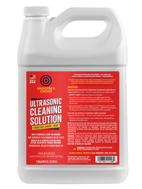 Shooters Choice SHFUCS128 Ultrasonic Gun Cleaning Solution 1 Gallon