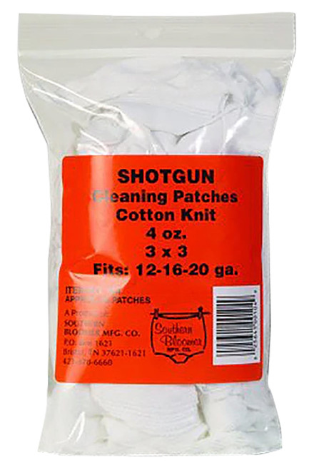 Southern Bloomer 104 12/16/20 Gauge Shotgun Cotton Cleaning Patches 85 Per Bag