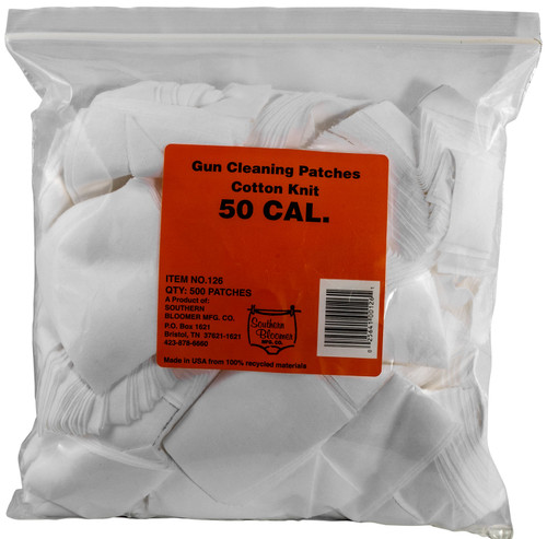 Southern Bloomer 126 Cotton Cleaning Patches 50 Cal 500 Count