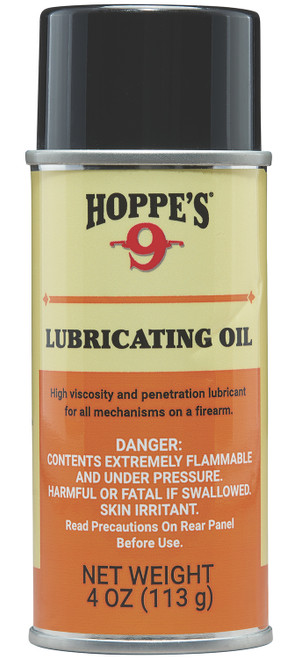 Hoppe's 1605 No. 9 Lubricating Oil 4 oz Aerosol Can - 10 Per Pack
